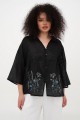 Black women's embroidered shirt Dolyna