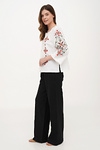 White linen embroidered blouse Alnus