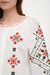 White linen embroidered blouse Alnus