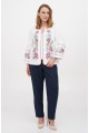 White embroidered shirt Nadiia