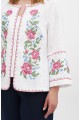 White embroidered shirt Nadiia