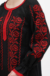 Black embroidered dress Slaven