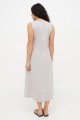 Gray embroidered dress Neia