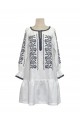 White embroidered dress Slaven