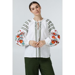 Milk embroidered women's shirt Radoslava