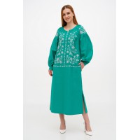 Women's dress with embroidery "Liubystok"