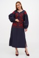 Women's dress with embroidery "Liubystok"