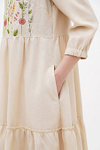 Dress linen with embroidery Whisper.