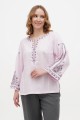 Pink women's embroidered shirt Odarka