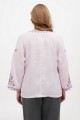 Pink women's embroidered shirt Odarka