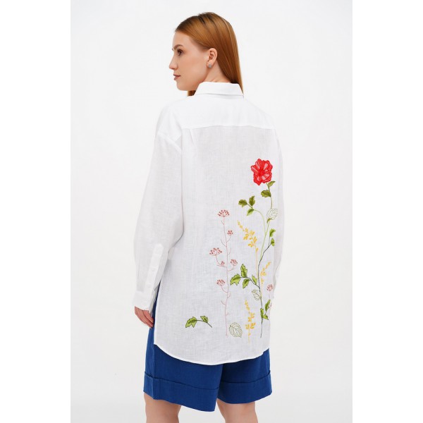 Original linen women's embroidered shirt Svitok