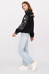 Women's embroidered shirt "Zozulia" — black