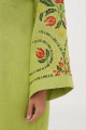 Salad embroidered dress "Spring" - a stylish dress for any figure!