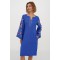 Blue embroidered dress Spring