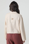 Beige linen jacket with Zoreslava embroidery