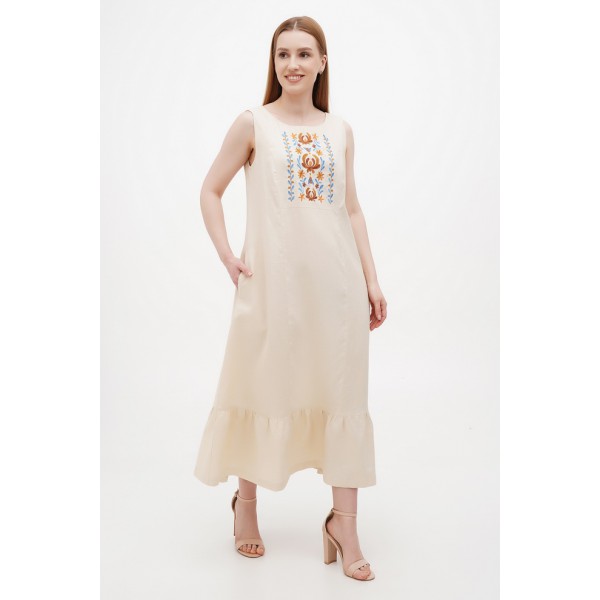 Women's sundress with embroidery, Diamara