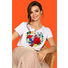 White women's embroidered shirt vyshyvanka Marseille, XXL