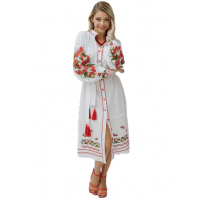 Embroidered long dress Kilina
