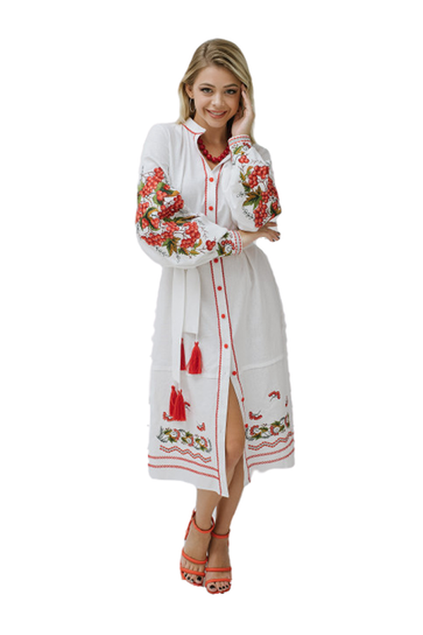 Embroidered long dress Kylina 