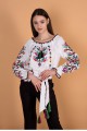 Classic embroidered shirt Подолянка, embroidered with cross-stitch