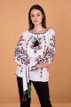 Classic embroidered shirt Подолянка, embroidered with cross-stitch