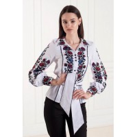 White embroidered women's blouse Julia