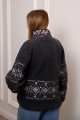Women's embroidered bomber (sheep wool), Ethnica, 