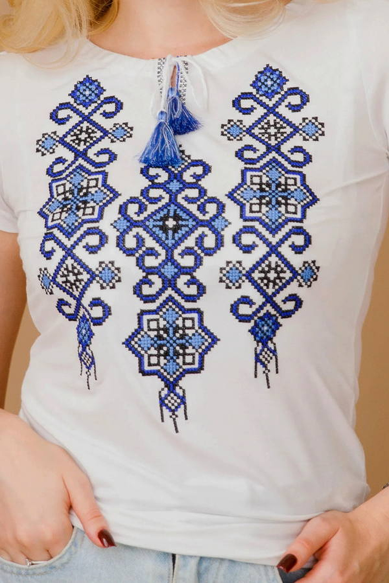 Short-sleeved T-shirt Ellada milk-colored