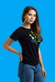 Best patriotic t-shirt: black embroidered shirt with trident and ears of wheat!