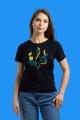 Best patriotic t-shirt: black embroidered shirt with trident and ears of wheat!