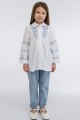 Embroidered tunic for a girl made of milk linen Slava