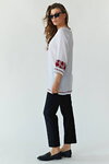 Women's embroidered blouse "Rose Dew" — white