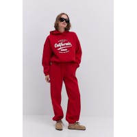 Women's winter tracksuit with California print