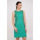 Trojan green, women's embroidered dress