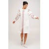 Lorena is a white, women's embroidered dress
