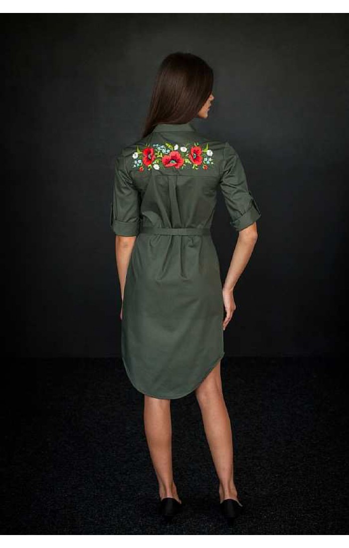 Lyubislava, women's embroidered dress