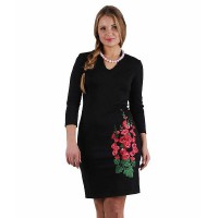 Купити Mallow, knitted women's dress with embroidery  в Крамниці вишитого одягу