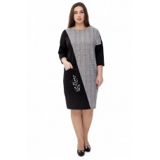 Jeremiah, women's knitted dress with embroidery, jersey