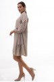 Fire-bird, gray embroidered dress