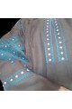 Sofia, brown gray embroidered linen dress