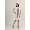 Lush rose, women's embroidered dress
