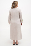 Long linen dress Vatra gray