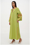 Салатове плаття вишиванка Обрій