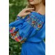 Lelya, women's embroidered dress is short