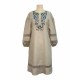 Богуслава, жіноча вишита сукня сіра