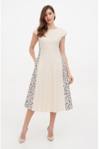 Milk dress embroidered Cordelia