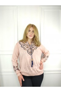 Orysia, women's embroidered cardigan