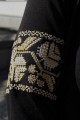 Світшот з вишивкою на рукавах, Яскраві віти