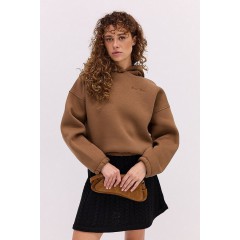 Худі молочний з вишивкою That girl, one size