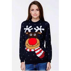 Christmas, women's sweatshirt (knitted) 103